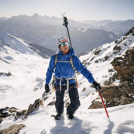 Neptune Blue Montane Men's Alta Lite Waterproof Jacket Front