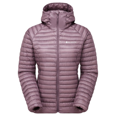 Moonscape Montane Women's Alpine 850 Nano Hooded Down Jacket Front