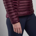 Saskatoon Berry Montane Women's Anti-Freeze Lite Hooded Down Jacket Model 4