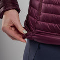 Saskatoon Berry Montane Women's Anti-Freeze Lite Hooded Down Jacket Model 5