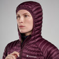 Saskatoon Berry Montane Women's Anti-Freeze Lite Hooded Down Jacket Model 6