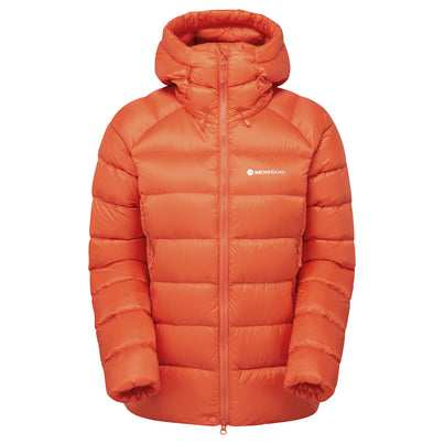 Tigerlily Montane Women's Anti-Freeze XT Hooded Down Jacket Front