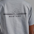 Pebble Blue Montane Women's Alhena Mountain 25 Merino Blend T-Shirt Model 5