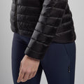 Black Montane Women's Anti-Freeze Hooded Down Jacket Model 7