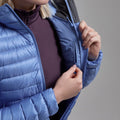 Cornflower Montane Women's Anti-Freeze Hooded Down Jacket Model 4