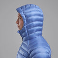Cornflower Montane Women's Anti-Freeze Hooded Down Jacket Model 7