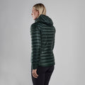 Deep Forest Montane Women's Anti-Freeze Hooded Down Jacket Model Back
