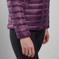 Saskatoon Berry Montane Women's Anti-Freeze Hooded Down Jacket Model 5