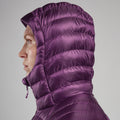 Saskatoon Berry Montane Women's Anti-Freeze Hooded Down Jacket Model 6