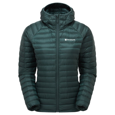 Deep Forest Montane Women's Anti-Freeze Lite Hooded Down Jacket Front