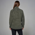 Moss Montane Women's Caldus 2.0 Fleece Jacket Model Back FCALJMOS