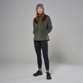 Moss Montane Women's Caldus 2.0 Fleece Jacket Model 3 FCALJMOS