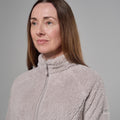 Oyster Montane Women's Caldus 2.0 Fleece Jacket Model 4 FCALJOYS