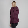 Mulberry Montane Women's Composite Hooded Down Jacket Model Back