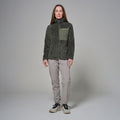 Moss Montane Women's Caldus XT 2.0 Hooded Fleece Jacket Model 3 FCXTHMOS