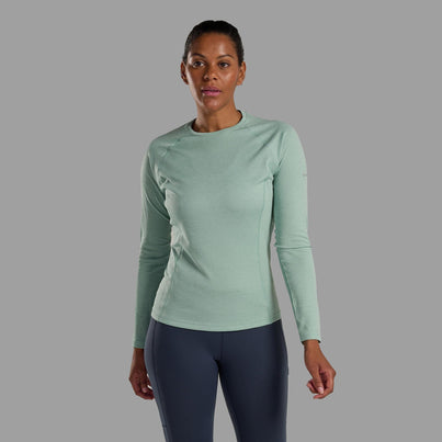 Sea Mist Montane Women's Dart Long Sleeve T-Shirt Front