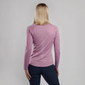Allium Montane Women's Dart Zip Neck T-Shirt Model Back