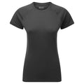 Black Montane Women's Dart T-Shirt Front
