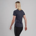 Eclipse Blue Montane Women's Dart T-Shirt Model Back