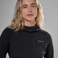 Black Montane Women's Dart XT Thermal Hoodie Model 4 FDTXHBLA