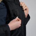 Black Montane Women's Duality Lite Insulated Waterproof Jacket Model 7
