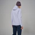 Lilac Haze Montane Women's Dura Hooded Fleece Jacket Model Back FDURHLIL