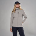 Ridge Montane Women's Dura Hooded Fleece Jacket Model Front FDURHRID