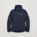 Eclipse Blue Montane Women's Featherlite Hooded Windproof Jacket Front