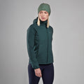 Deep Forest Montane Women's Fireball Lite Hooded Insulated Jacket Model Front
