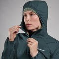 Deep Forest Montane Women's Fireball Lite Hooded Insulated Jacket Model 7