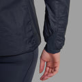 Eclipse Blue Montane Women's Fortes Lite Hooded Insulated Jacket Model 5