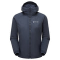 Eclipse Blue Montane Women's Fortes Lite Hooded Insulated Jacket Front