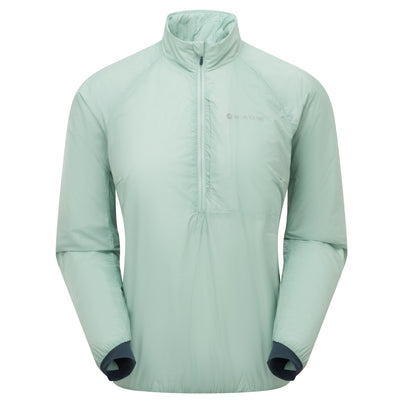 Sea Mist Montane Women's Fortes Nano Insulated Half-Zip Jacket Front