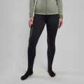 Black Montane Women's Fury Fleece Pants Model Front