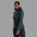 Deep Forest Montane Women's Fury Hooded Fleece Jacket Model 3