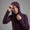 Mulberry Montane Women's Fury Hooded Fleece Jacket Model 4