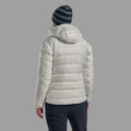 Powder Montane Women's Kamen Hooded Down Jacket Model Back