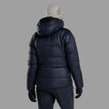 Eclipse Blue Montane Women's Kamen XT Hooded Down Jacket Model Back