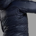 Eclipse Blue Montane Women's Kamen XT Hooded Down Jacket Model 3