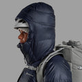 Eclipse Blue Montane Women's Kamen XT Hooded Down Jacket Model 5