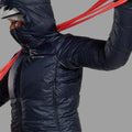 Eclipse Blue Montane Women's Kamen XT Hooded Down Jacket Model 6