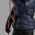 Eclipse Blue Montane Women's Kamen XT Hooded Down Jacket Model 7