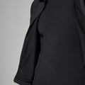 Black Montane Women's Khamsin Lite Hooded Softshell Jacket Model 9 FKHLHBLA