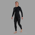 Black Montane Women's Malli Long Sleeve Merino T-Shirt Model 3