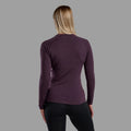 Mulberry Montane Women's Malli Long Sleeve Merino T-Shirt Model Back