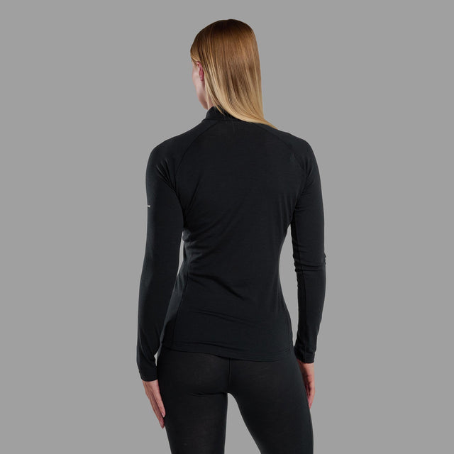 Montane Women's Malli Long Sleeve Zip Merino T-Shirt