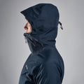 Eclipse Blue Montane Women's Phase Waterproof Jacket Model 7