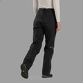 Black Montane Women's Phase Waterproof Pants Model Back