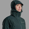 Deep Forest Montane Women's Phase Waterproof Jacket Model 4