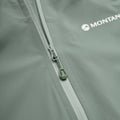 Pale Sage Montane Women's Phase Lite Waterproof Jacket Model 8